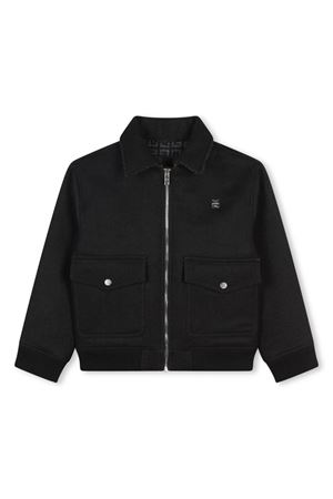 black wool jacket GIVENCHY KIDS | H3058309B